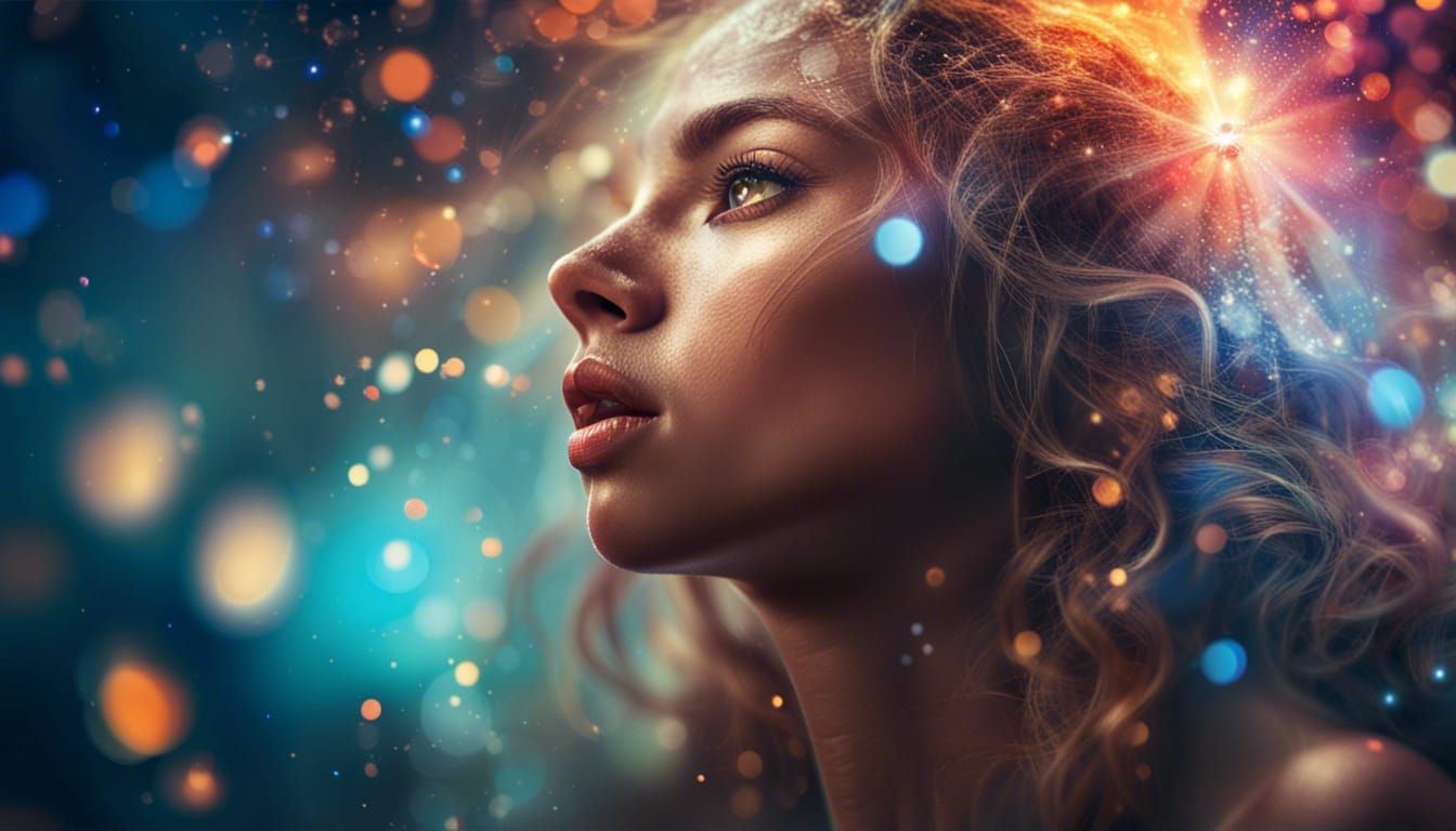 Hyperrealistic Fantasy World with Bokeh and Natural Lighting