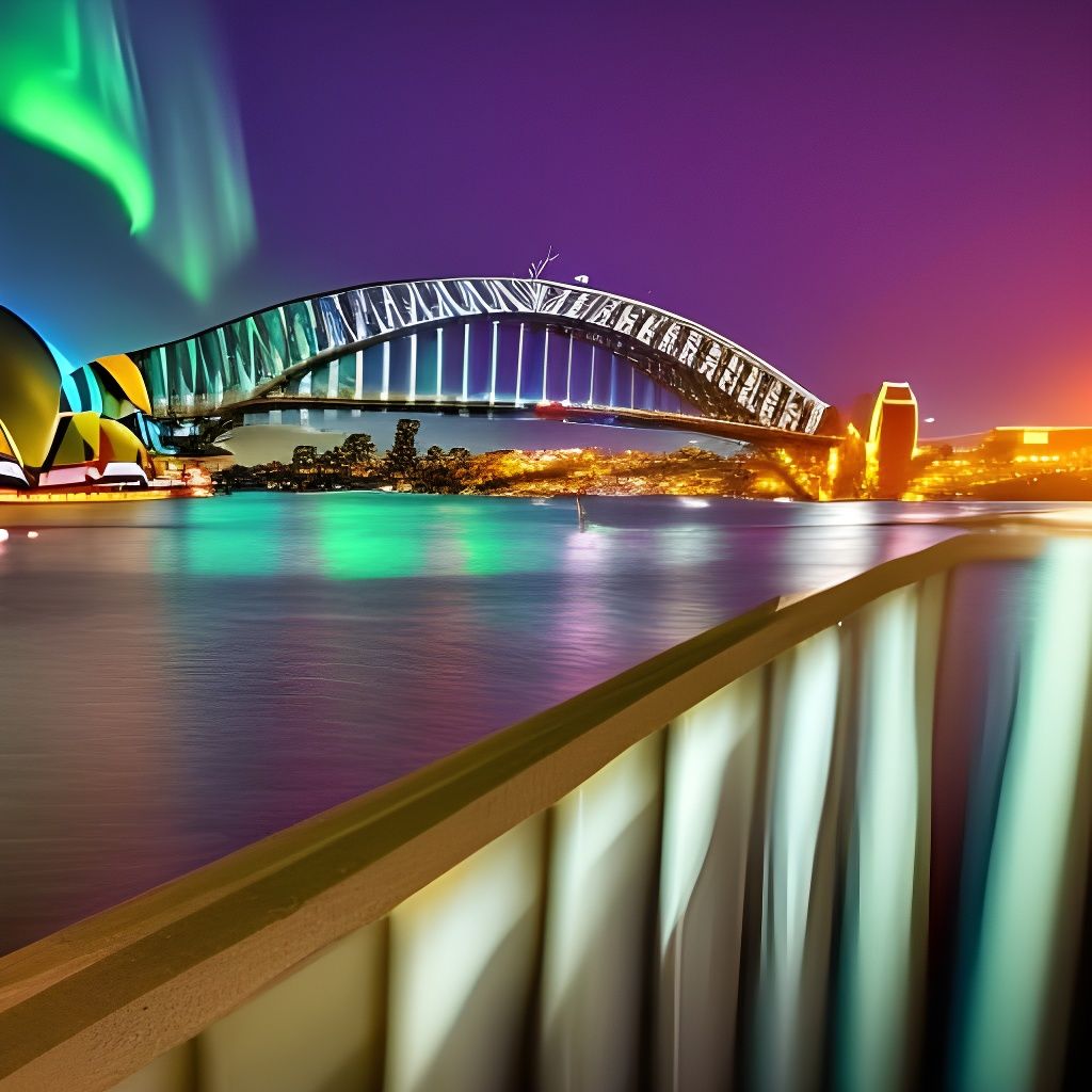 Sailing down Sydney Harbour, Australia