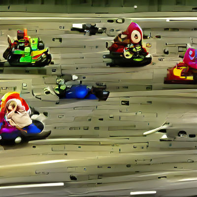 Mario Kart Carnage on I-95 Highway