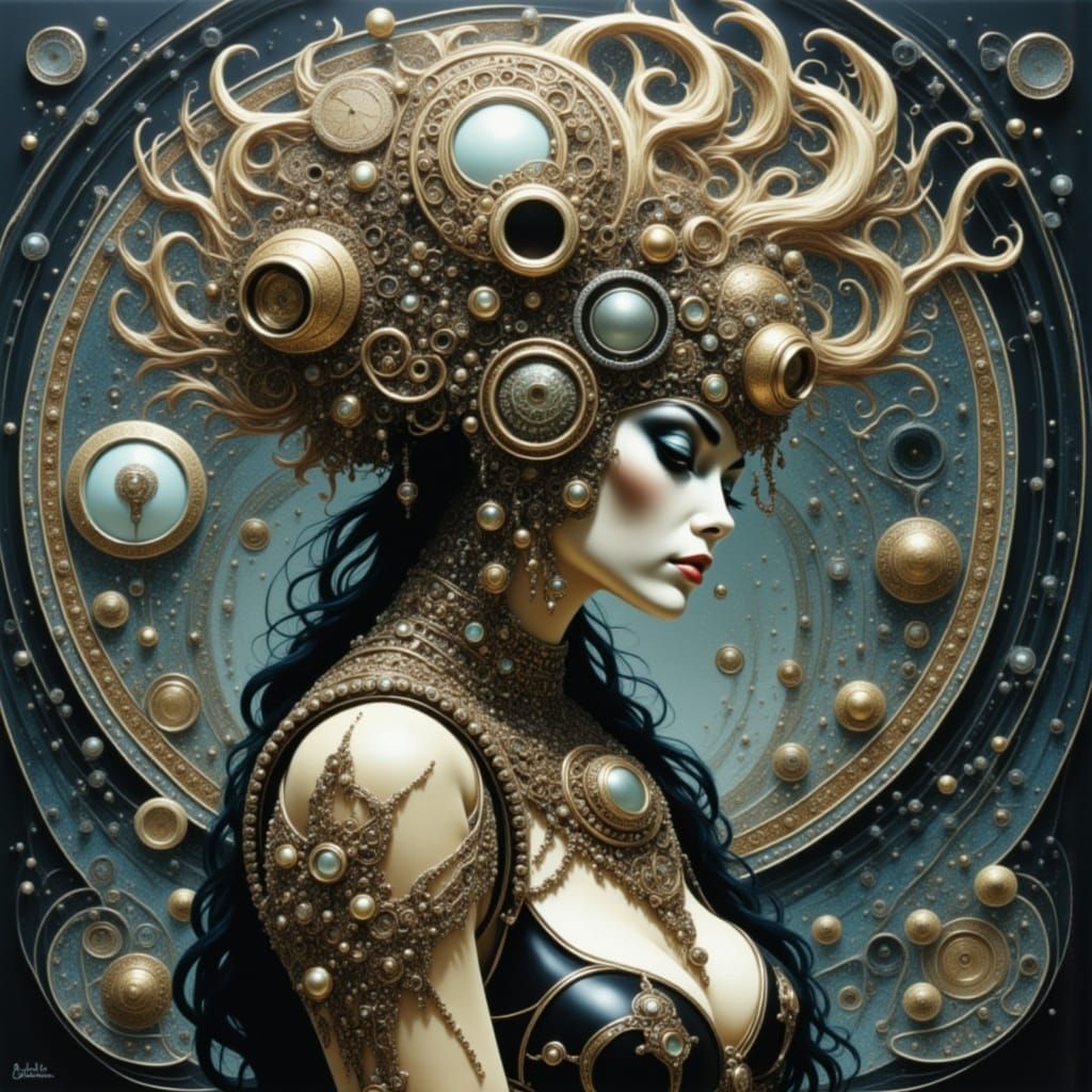 Whimsical Feline Psychedelia in Vibrant Flux