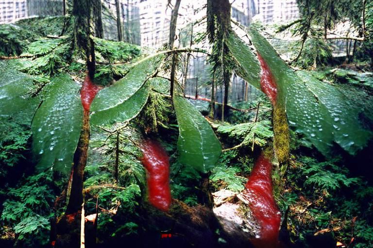 Hemophiliac Temperate Rainforest Image