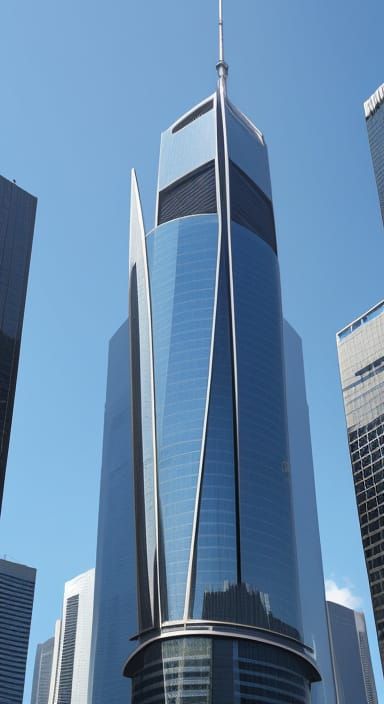 Ponte Tower Panorama in the Year 2050