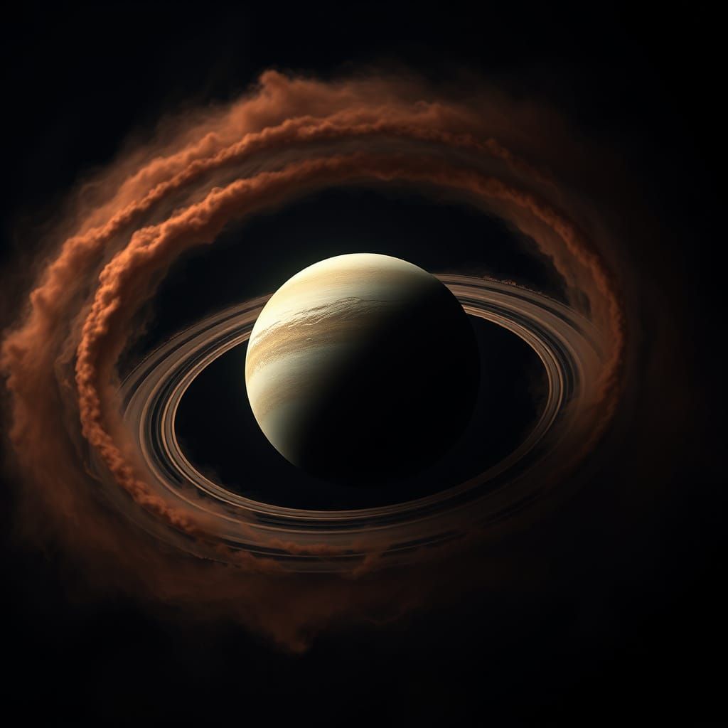 Mysterious Planet Shrouded in Cosmic Dust