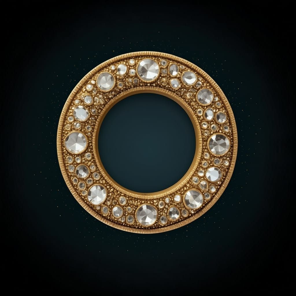 Luxurious 3D Typography in Opulent Style