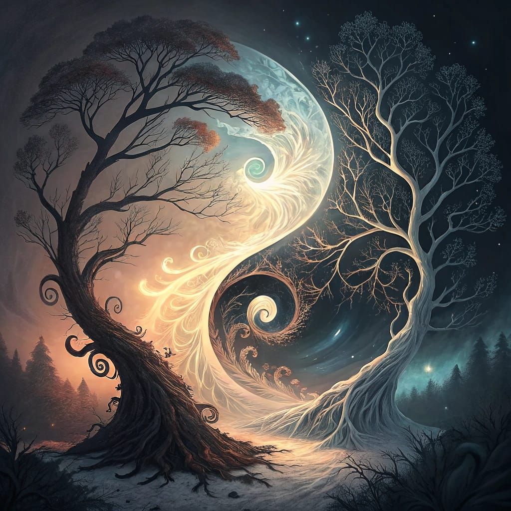 Yin and Yang: A Dance of Light and Darkness