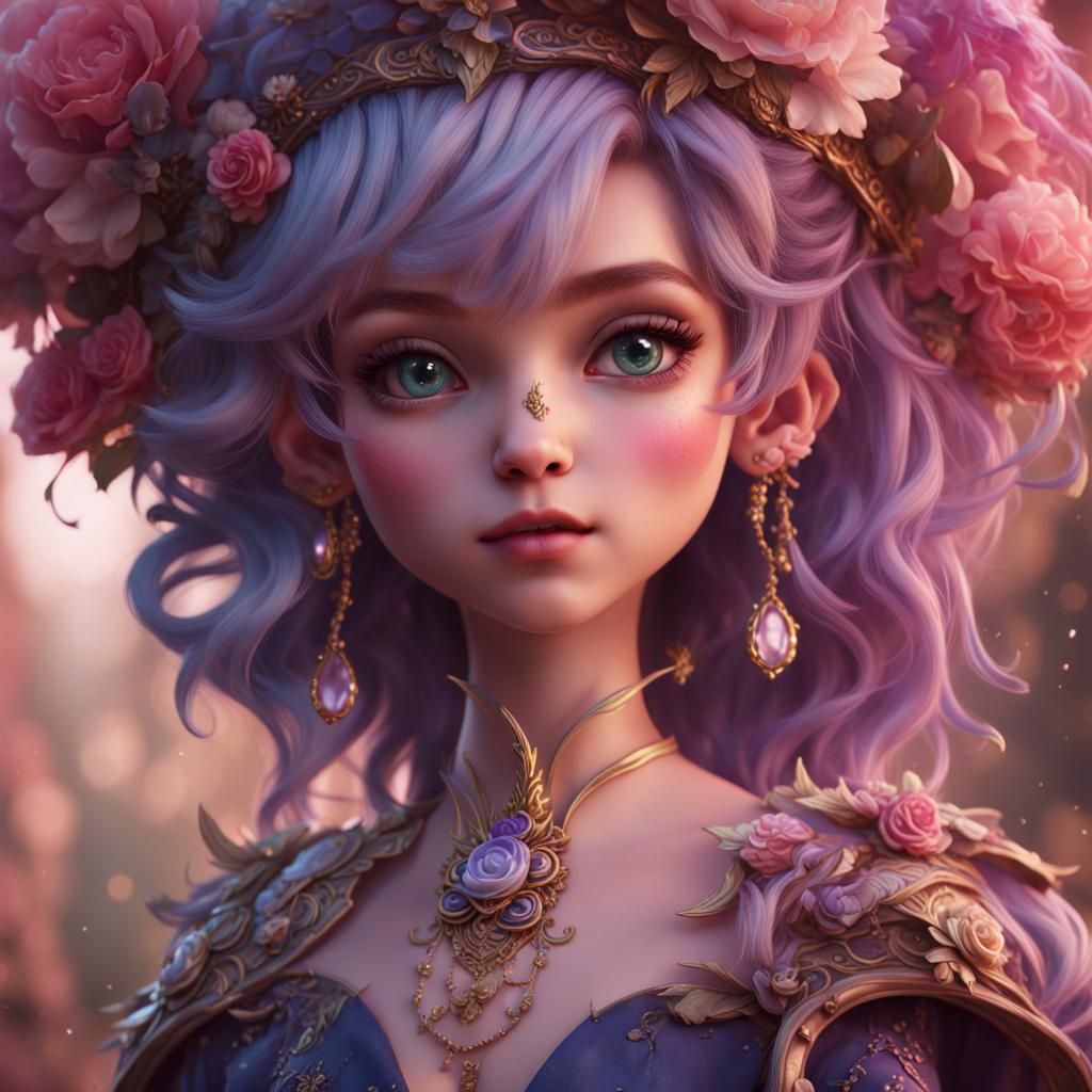 Girly Boy: Detailed Fantasy Concept Art