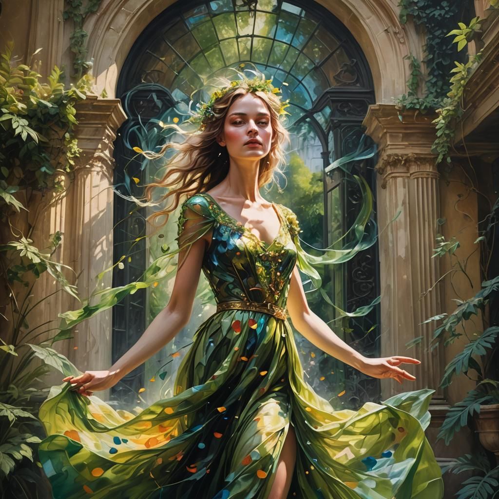 Dellevigne Fashion Show at Palazzo Pitti: Fantasy Art