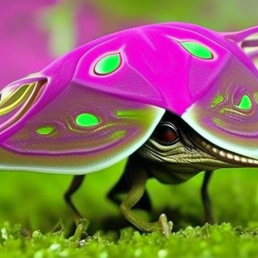 Enigmatic Hooded Alien Creature
