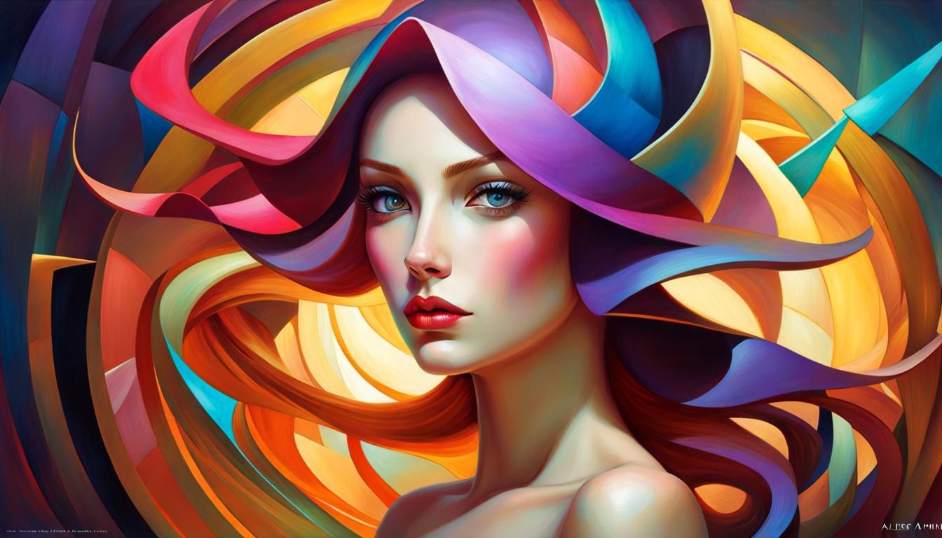 Mother in a Fantasy Landscape