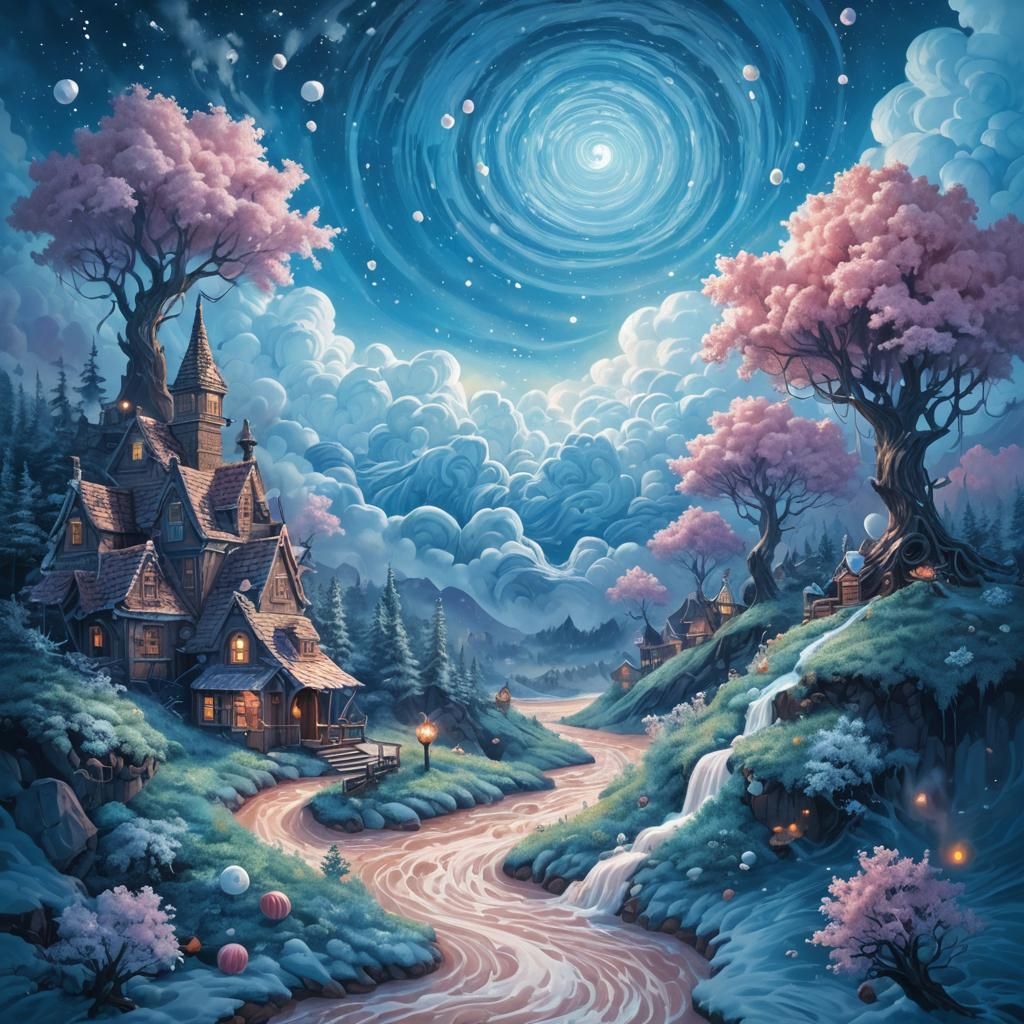 Fantastical Hot Cocoa Whirlpool in Vibrant Colors