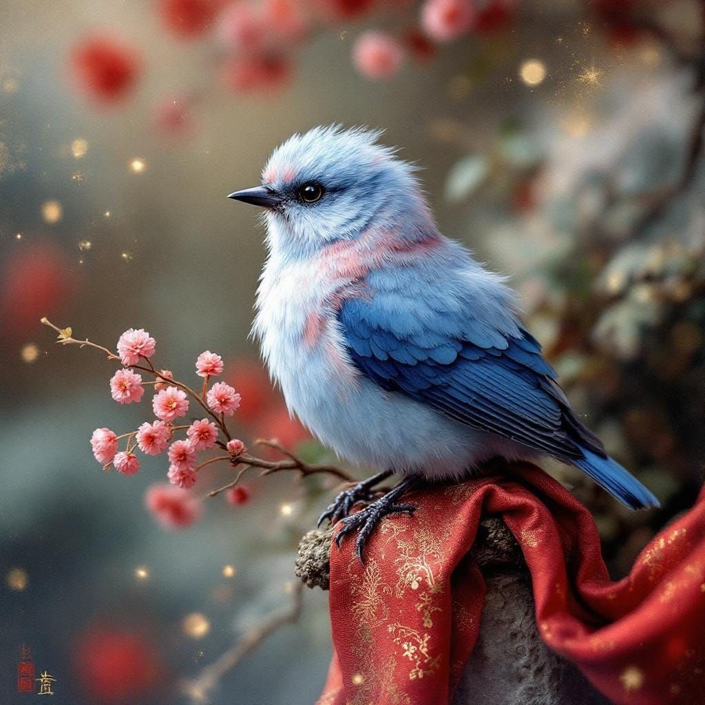 Le petit oiseau bleu