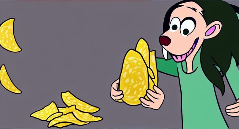 Rat Man Steals Chips, Hyperdetailed Animation Style