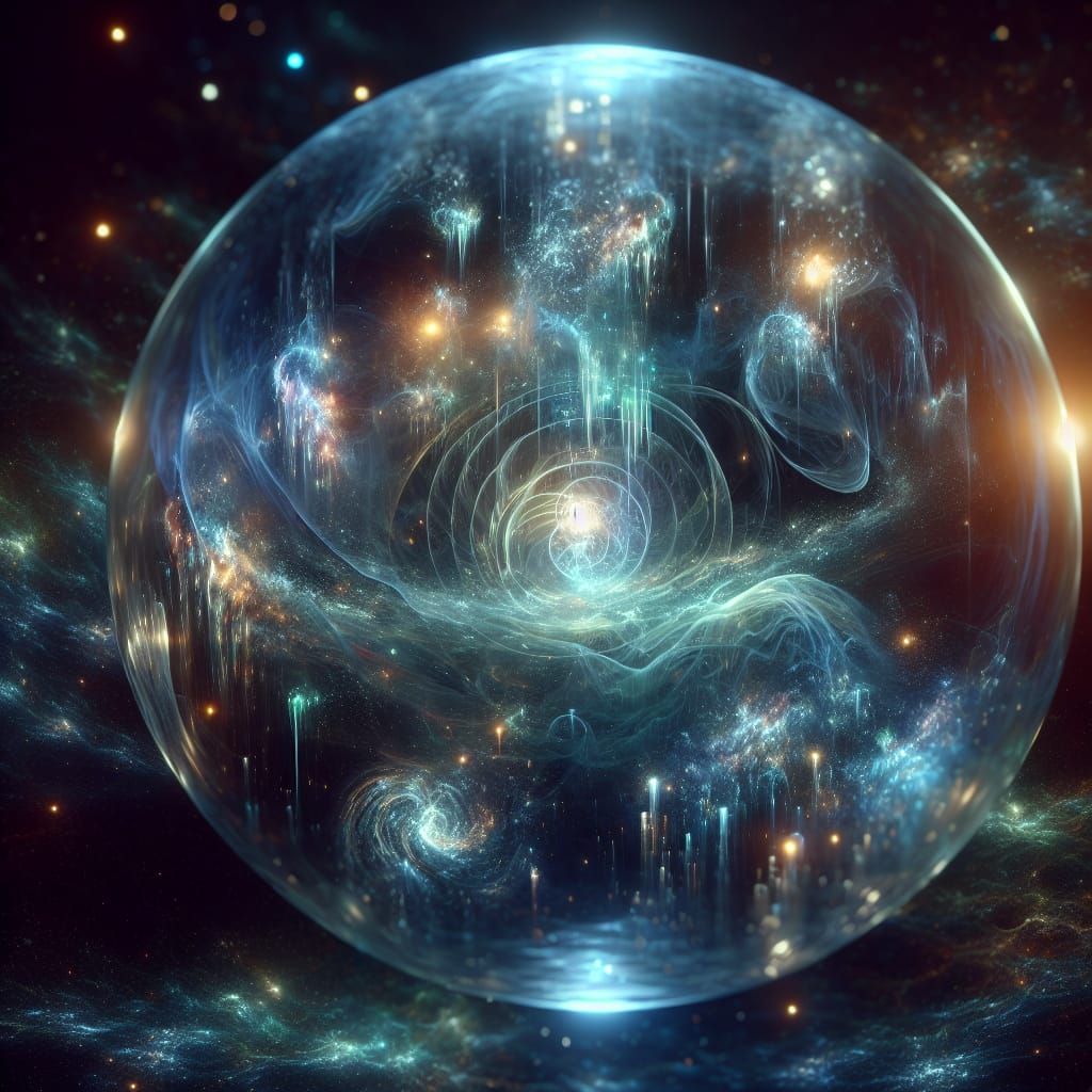 Mysterious Exoatmospheric Spherule in Cosmic Void