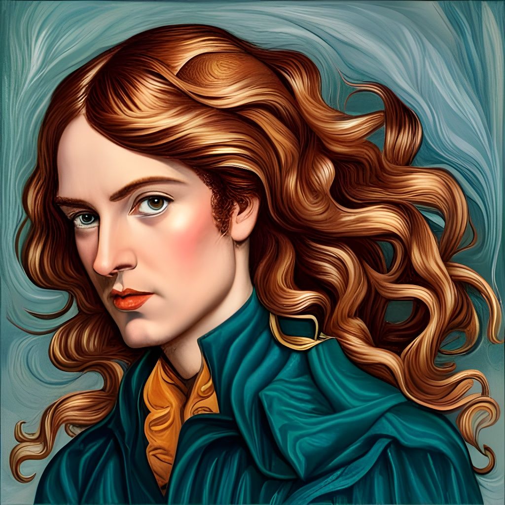 Young Merlin (Pre-Raphaelite portrait)