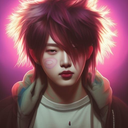 backlit cool hair