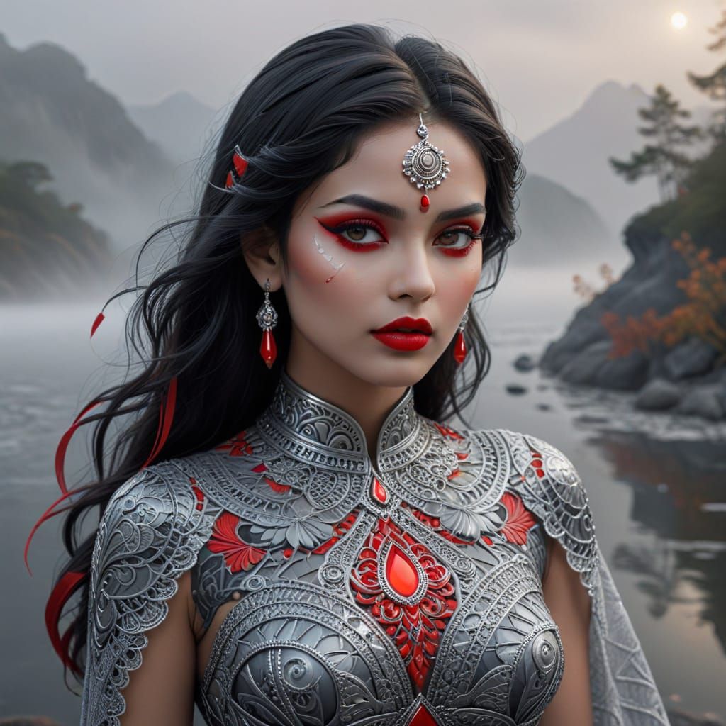 Radiant beauty shrouded in haunting mystery