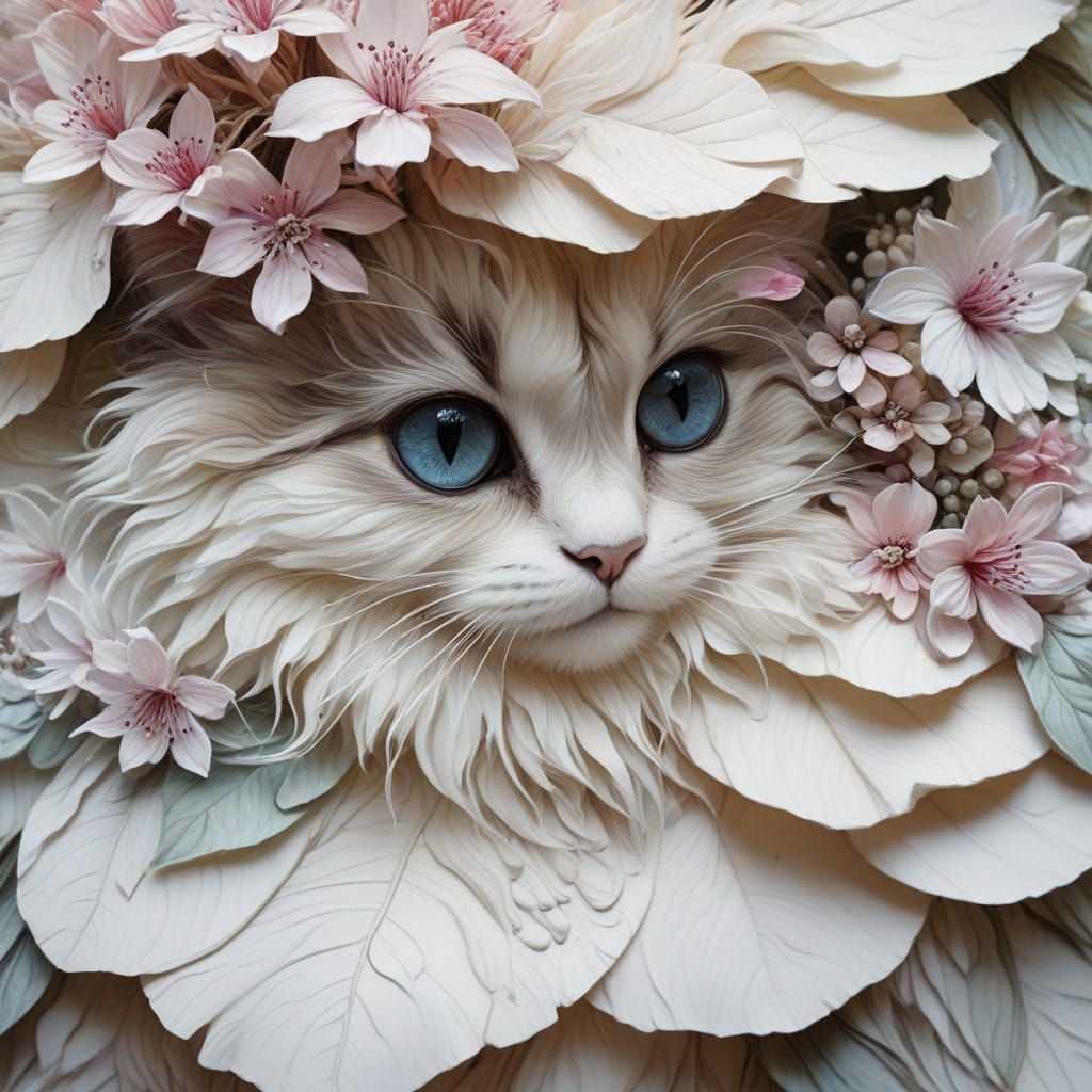 Vibrant Watercolor Fantasy with Whimsical Creatures