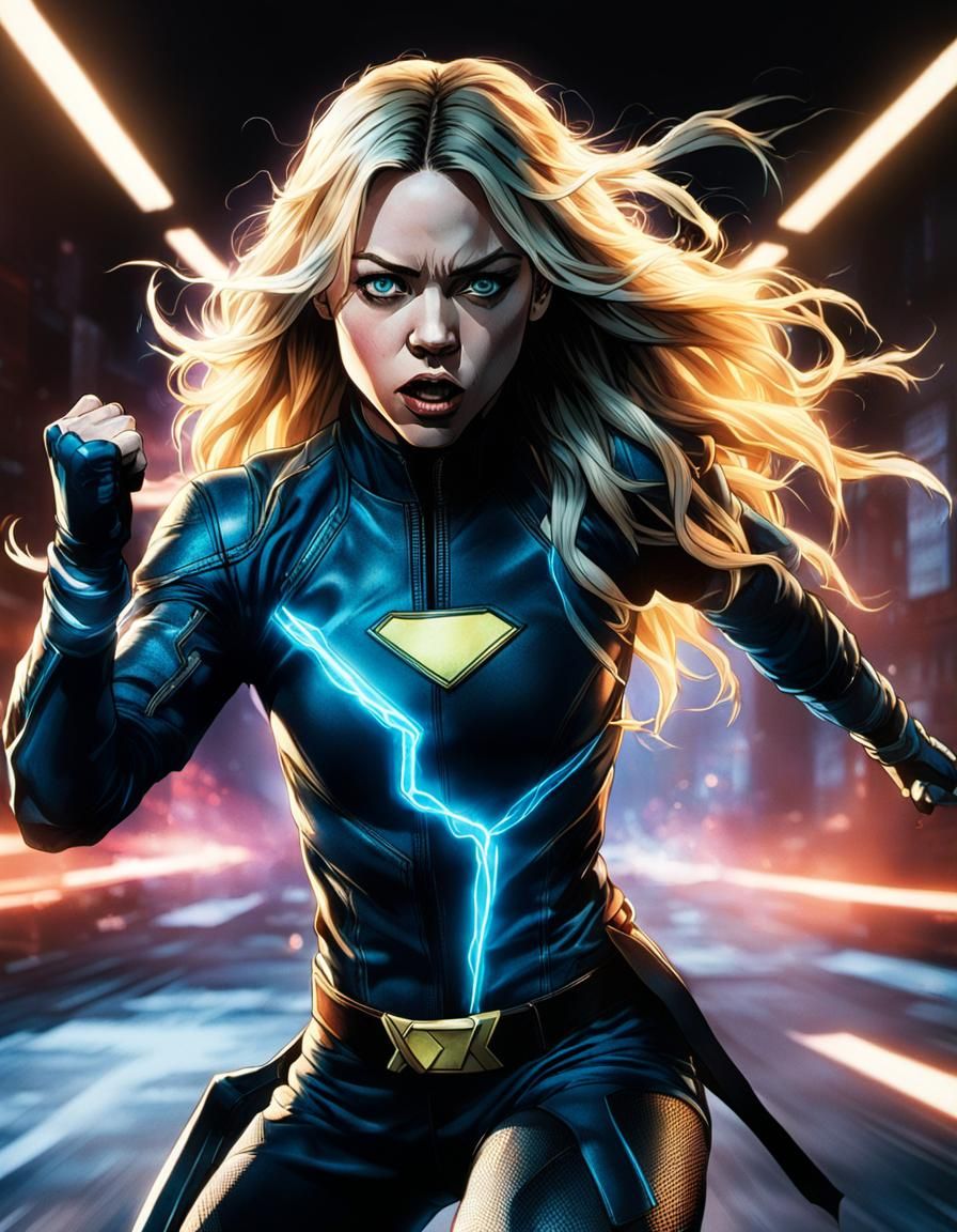 Cinematic Black Canary Marvels with Sonic Scream and Martial...