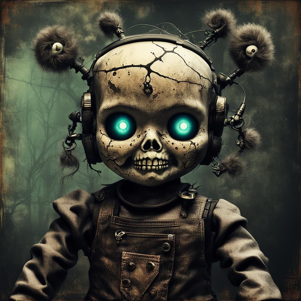 Spooky Biopunk Doll by Ray Ceasar