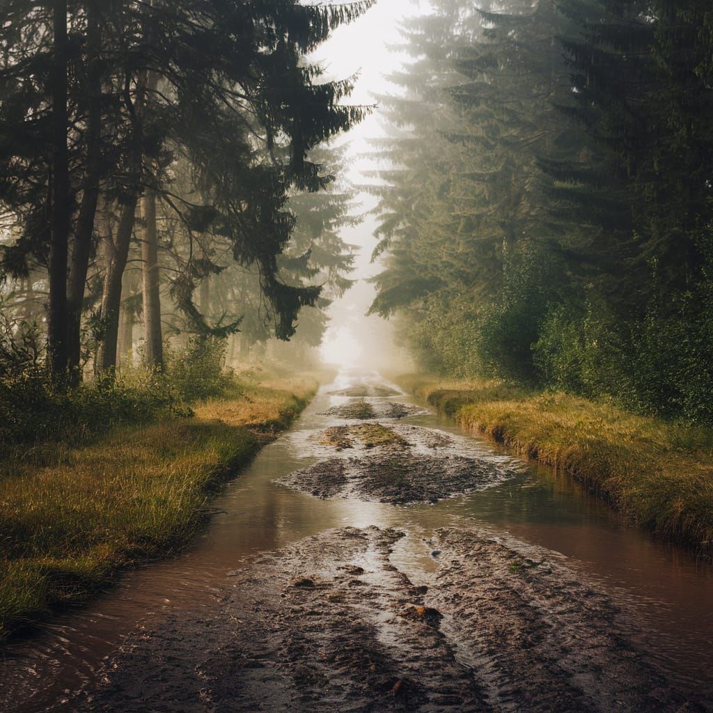 Serene Forest Pathway