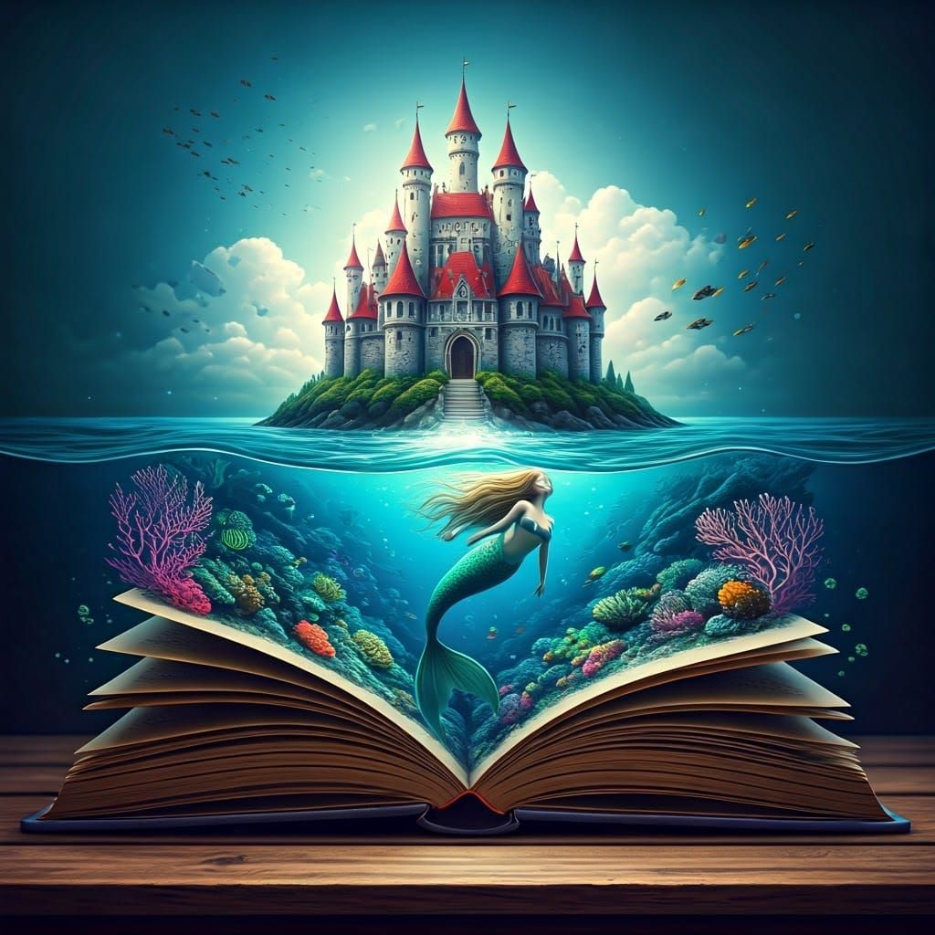 Underwater Kingdom Emerges from Storybook Pages