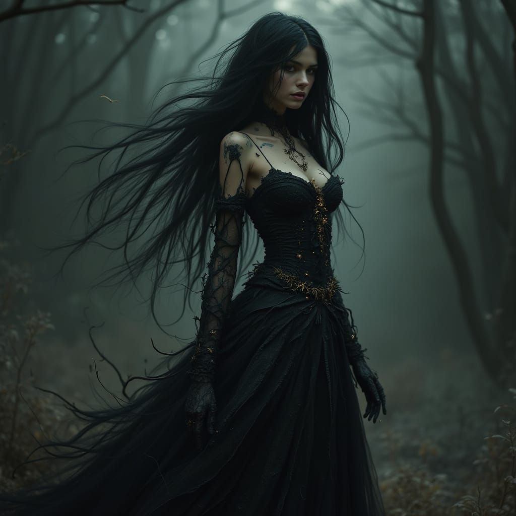 Twisted Morbid Fantasy Dress