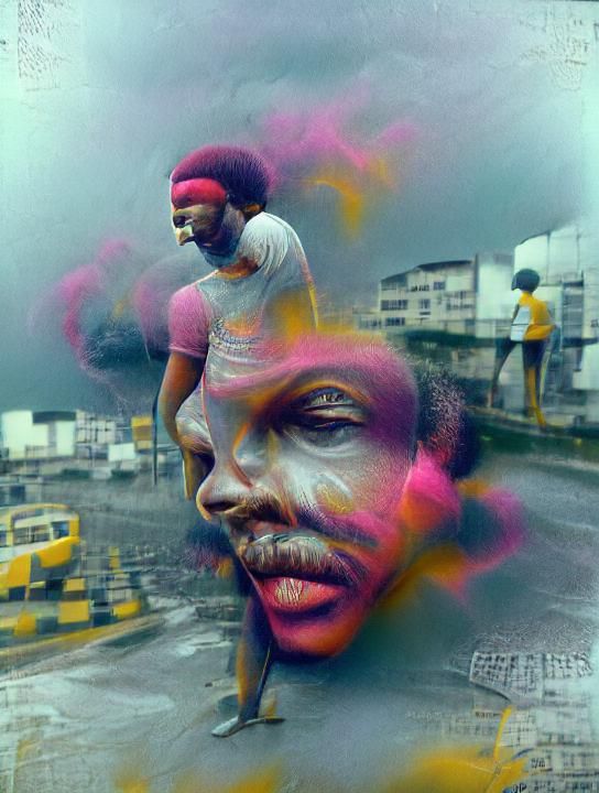 Roy Ayers Live in Lagos: Grisaille Photoillustration