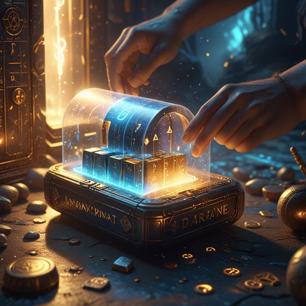 Magical Time Capsule Concept Art in 4K