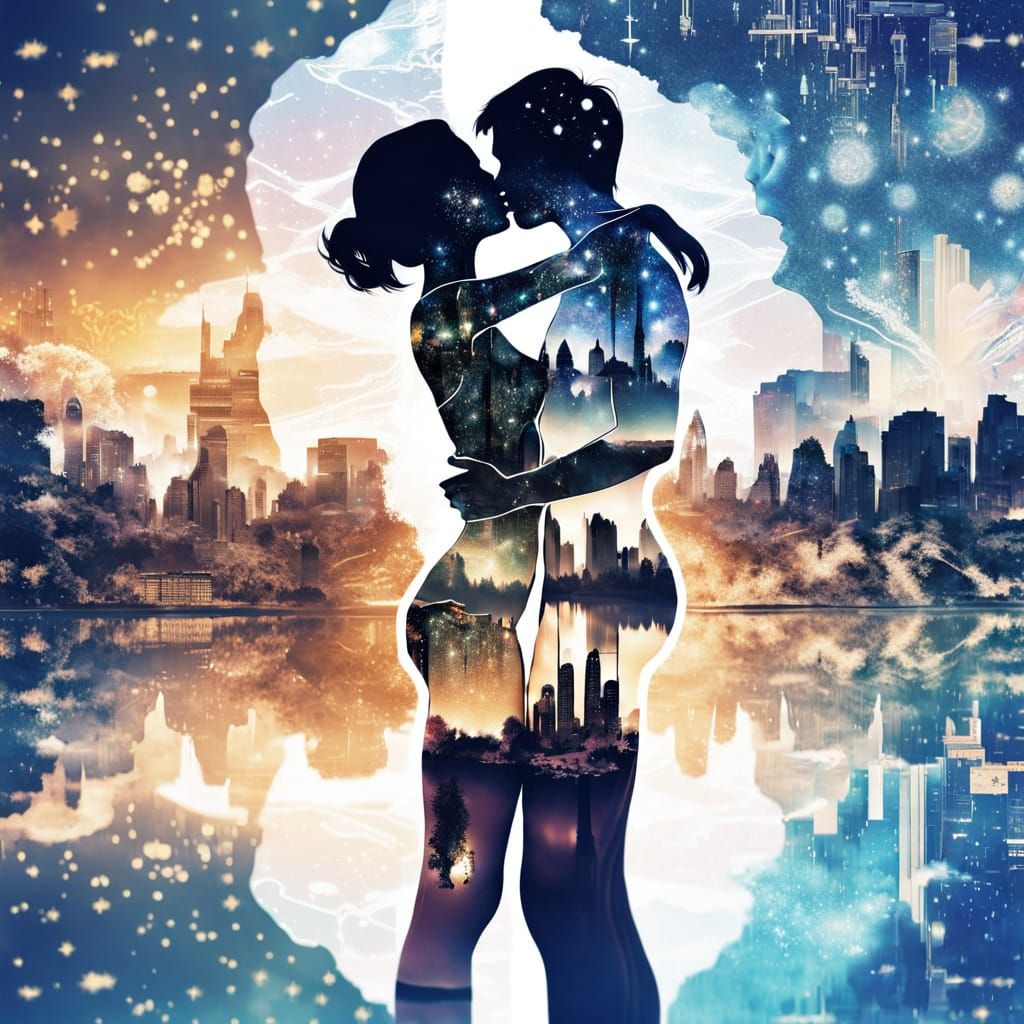 Cosmic Love in a Futuristic Metropolis