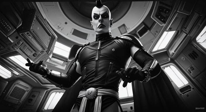 Klaus Nomi and Spacemen in Mapplethorpe Style