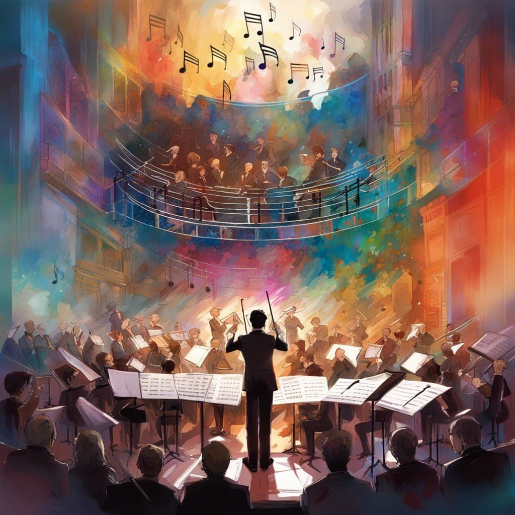 Big Band Performance in Studio Photo Style