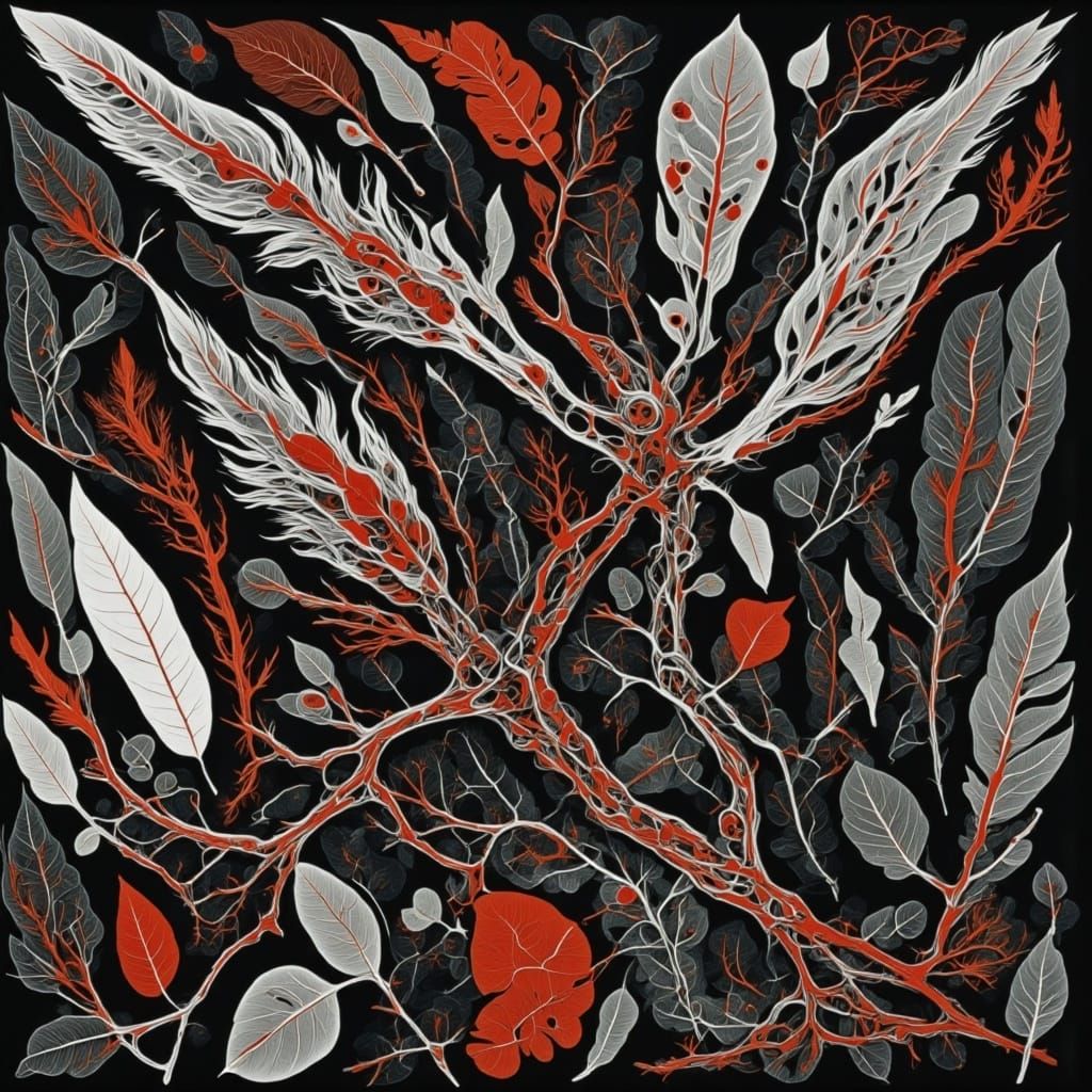 Autumn Landscape with Hellhound