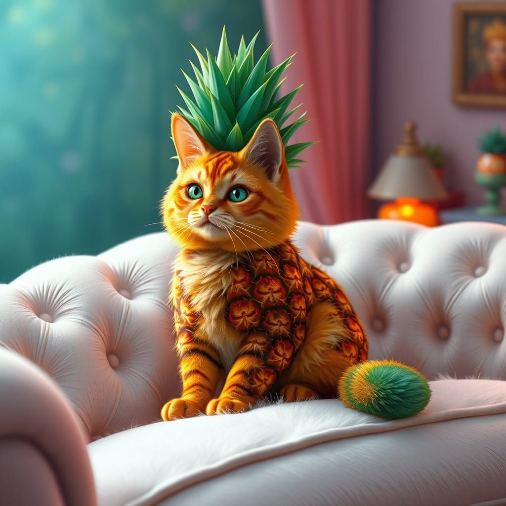 Pineapple cat #2