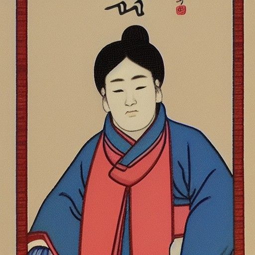 Death Poem in Sumi Ink Wash Style