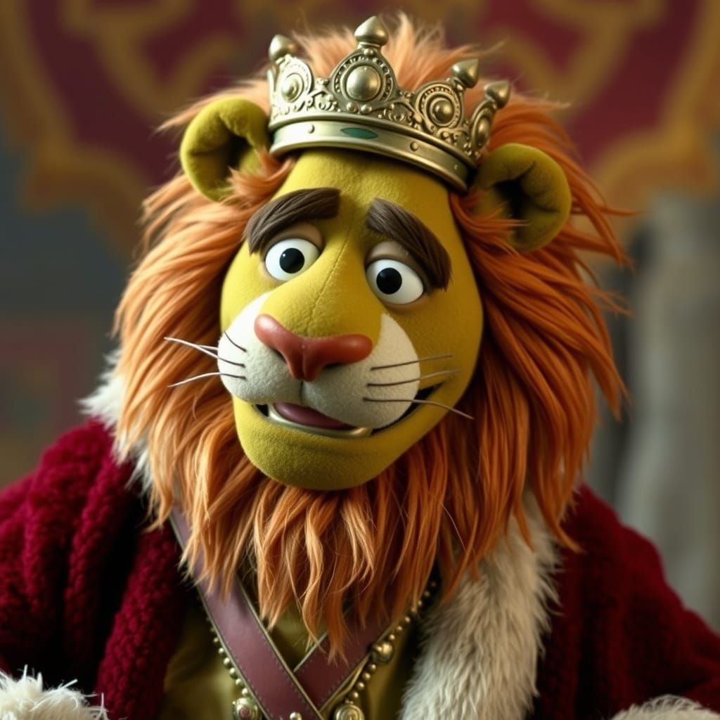 The Muppets, King Richard the Lionheart as a lion