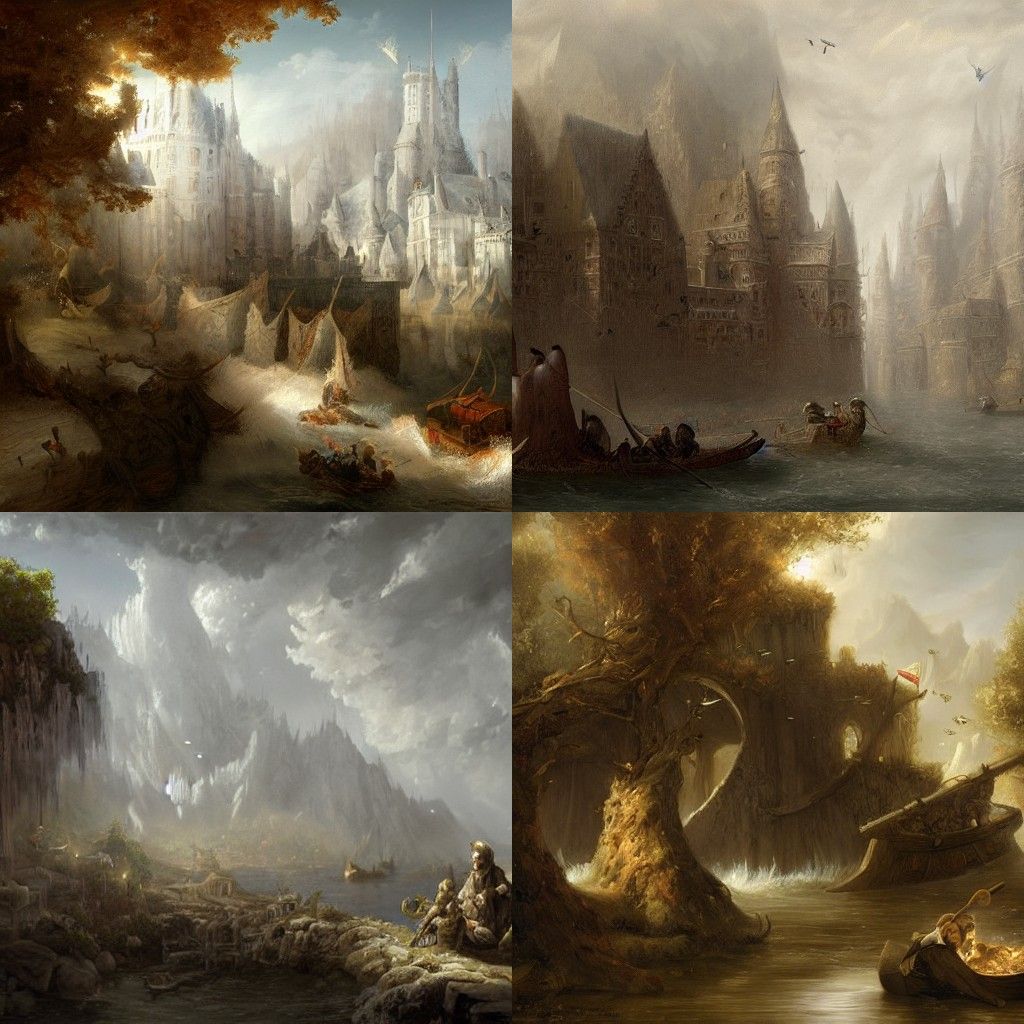 Abstract Digital Portrait Illustration