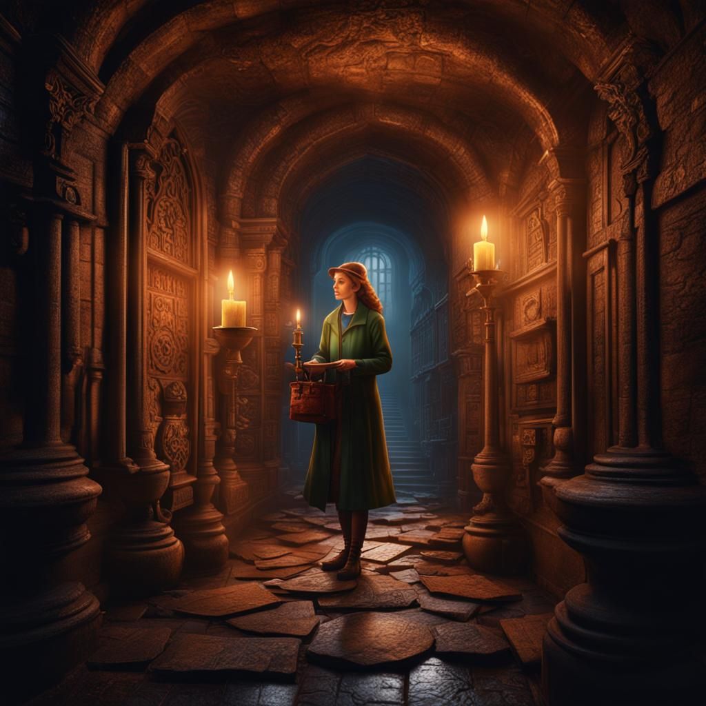 Nancy Drew Explores a Secret Passage