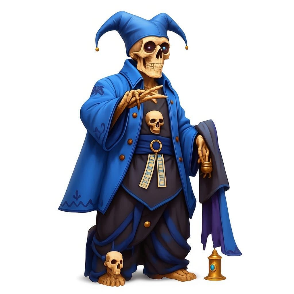 Skeletal Jester Skin Concept: Piedmon Inspired
