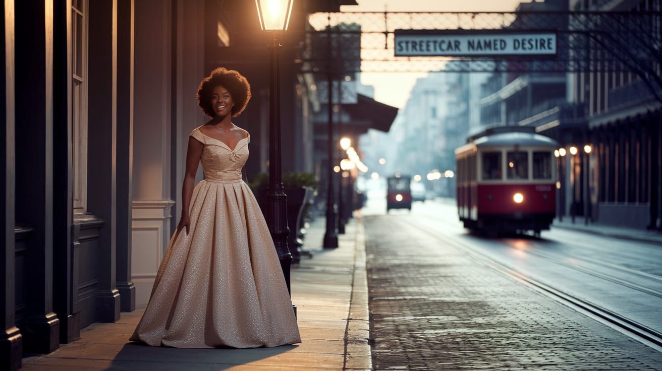 Blanche DuBois on the Streetcar Named Desire