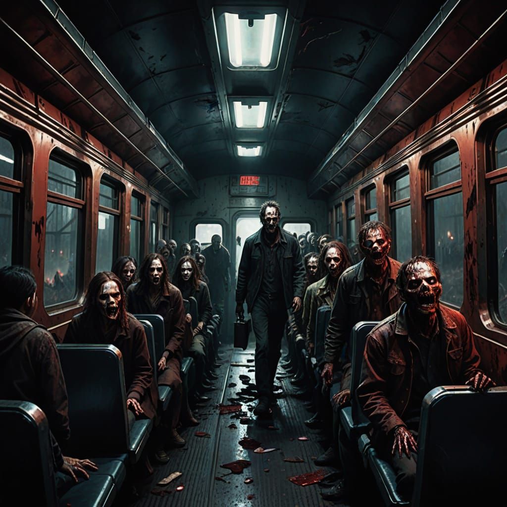 zombies on a train