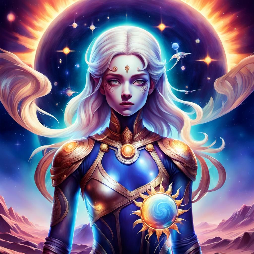 Radiant Sun Illustration