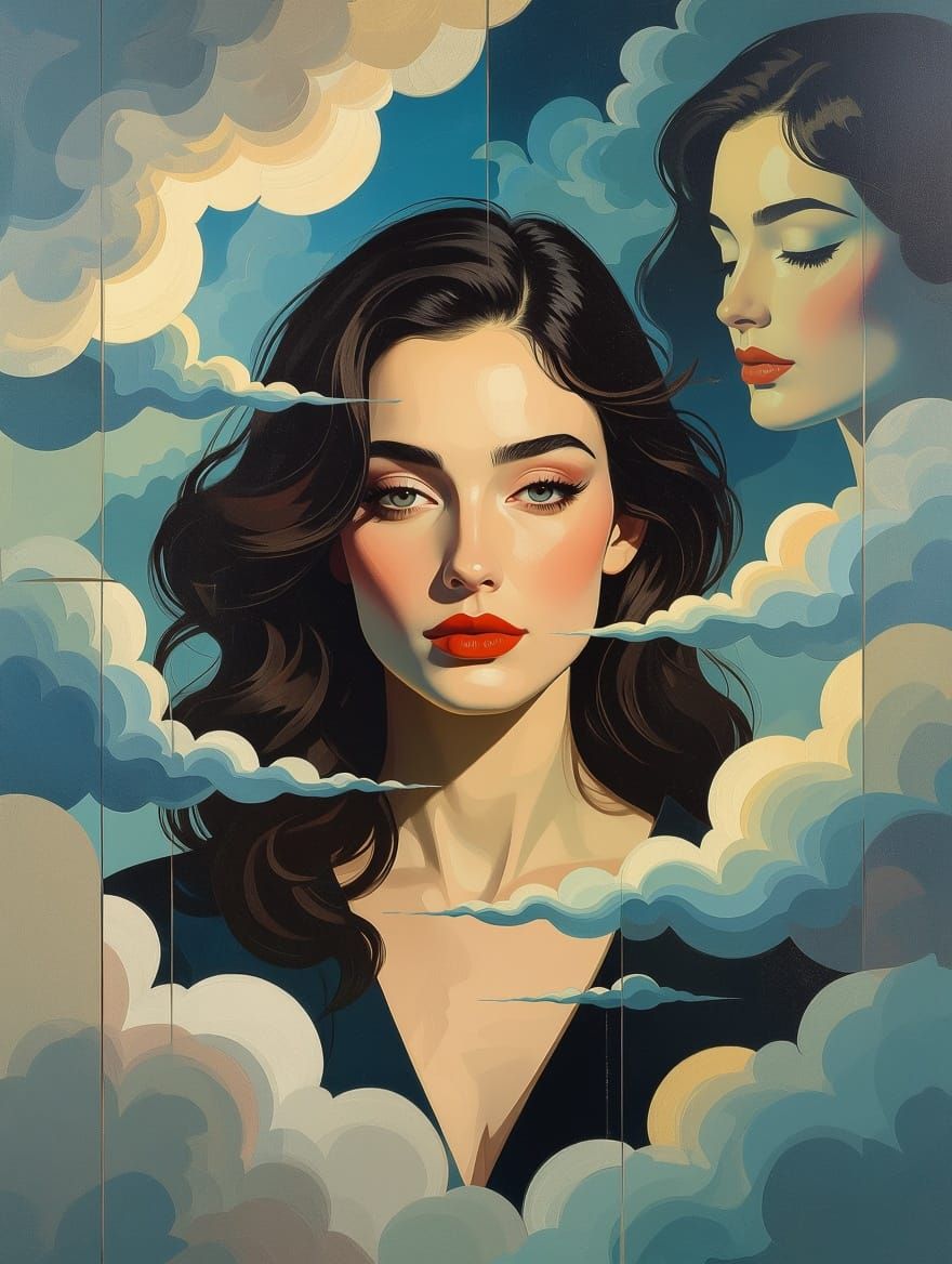 Surreal Self-Portrait in the Style of Paranoiac-Critical Met...