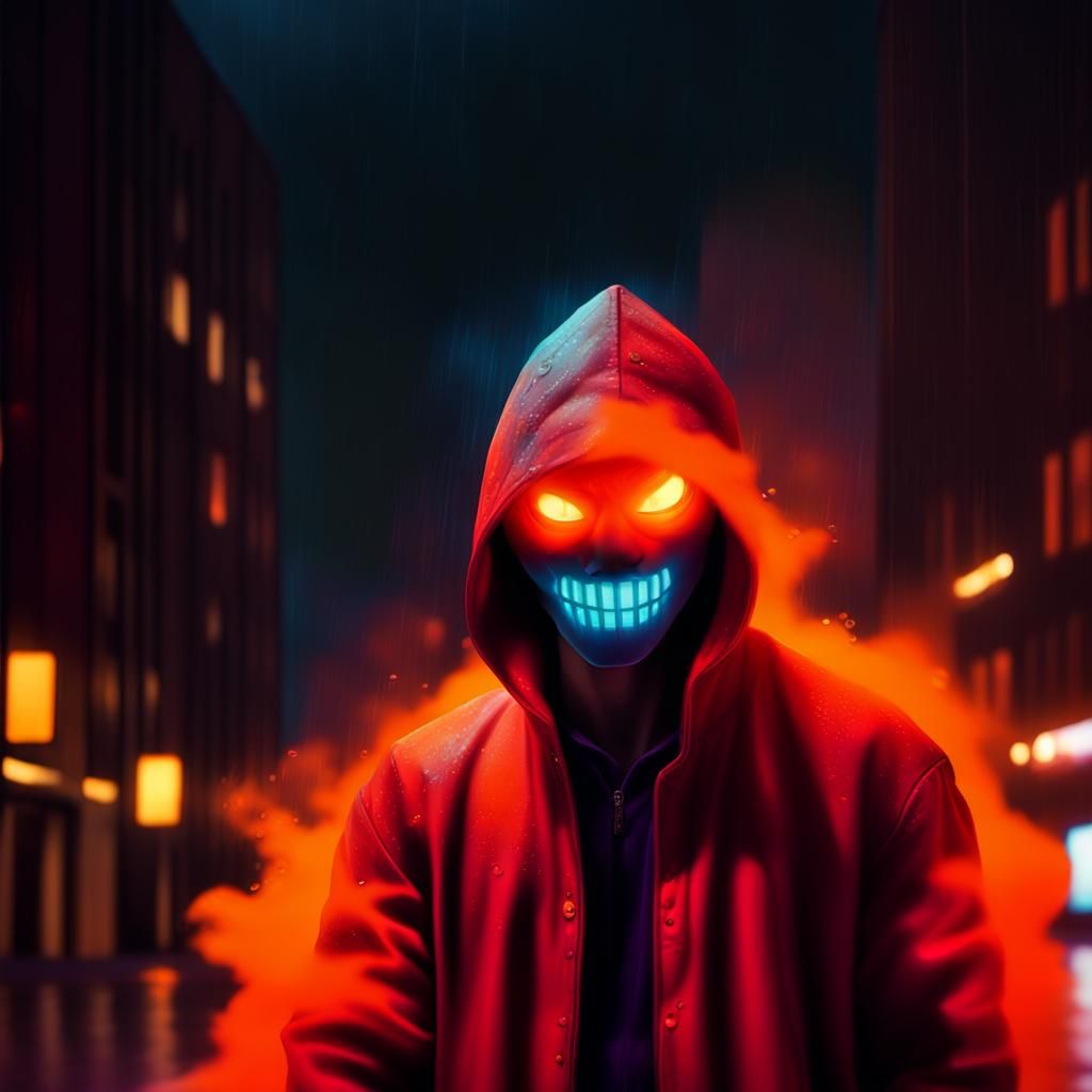 Cyberpunk Cityscape at Night in Hyper-Realistic Style