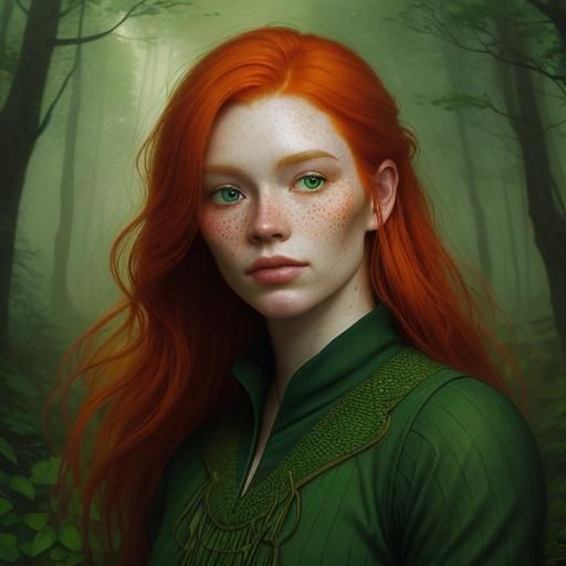 Ethereal Forest: A Hyperdetailed Fantasy Portrait