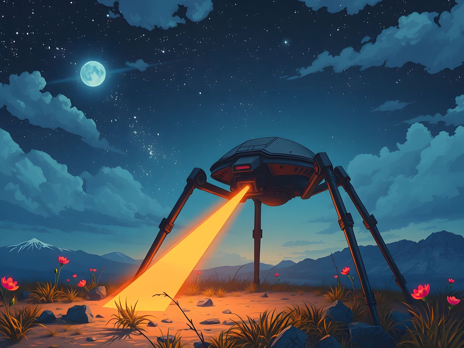 War of the Worlds Tripod Firing Laser