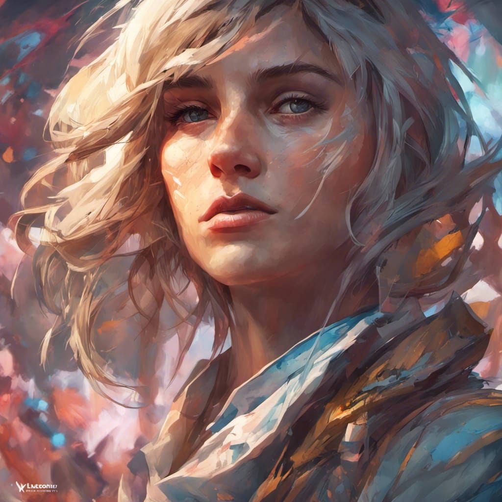 Detailed Portrait with Dynamic Lighting