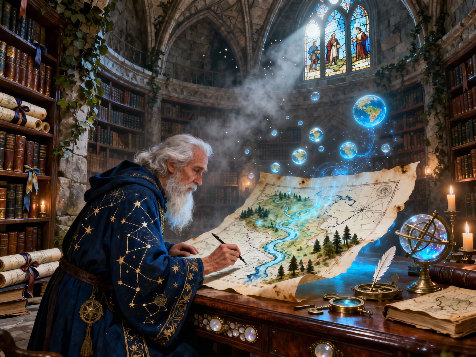 The magician cartographer