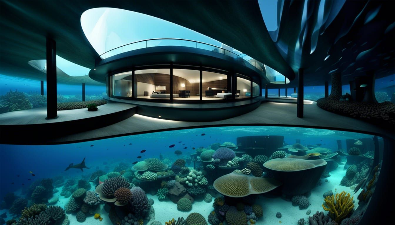 Underwater Modern House