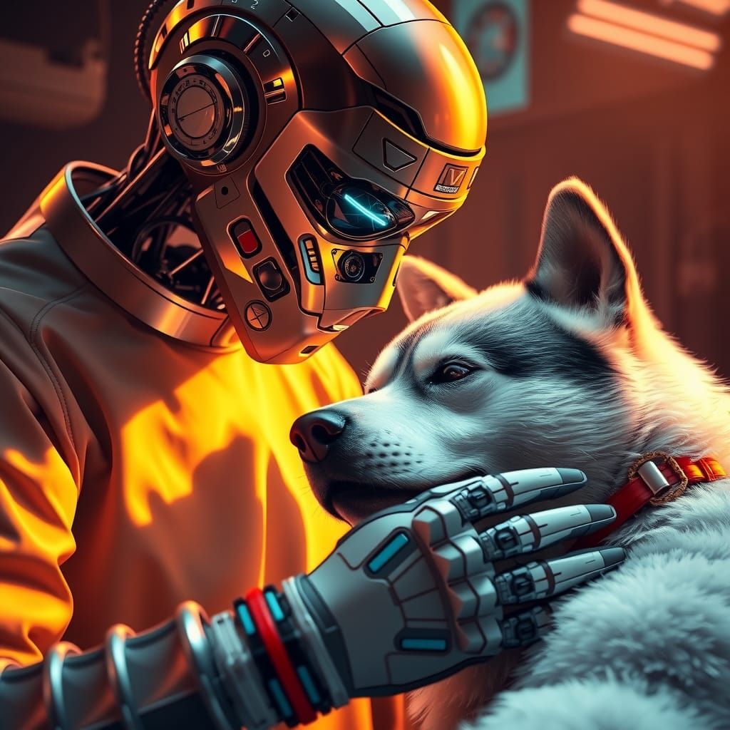 Robot Vet Performs Surgery on Husky