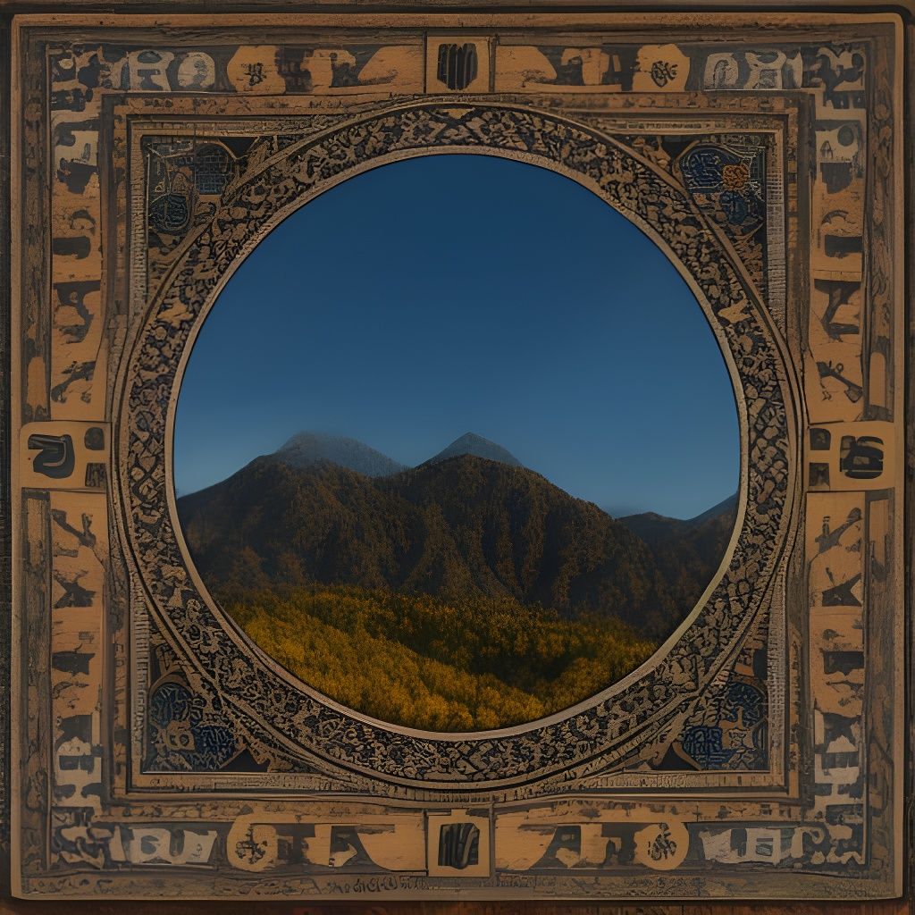 Abstract Nadir Point Illustration